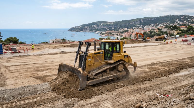 Terrassement pour piscine à Saint-Laurent-du-Var